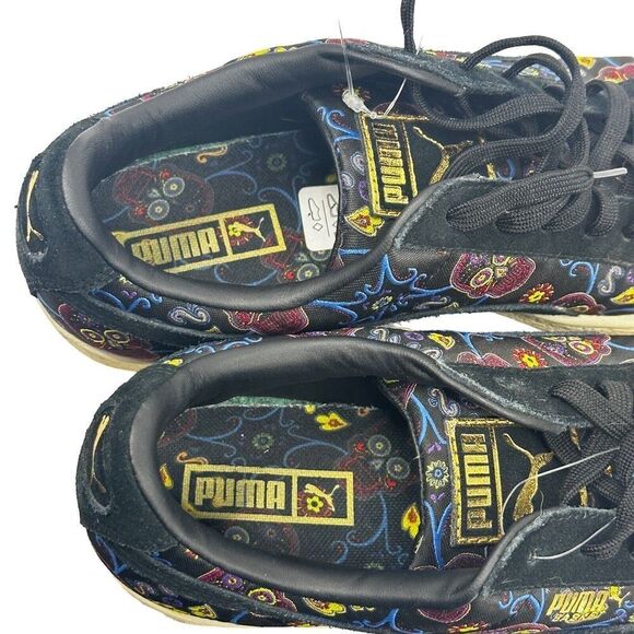 Puma SZ 10.5 DOTD Day of The Dead Día de Muertos Black Womens 364783 01 main image 8